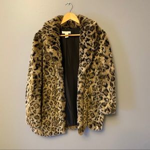 Leopard Print Faux Fur
